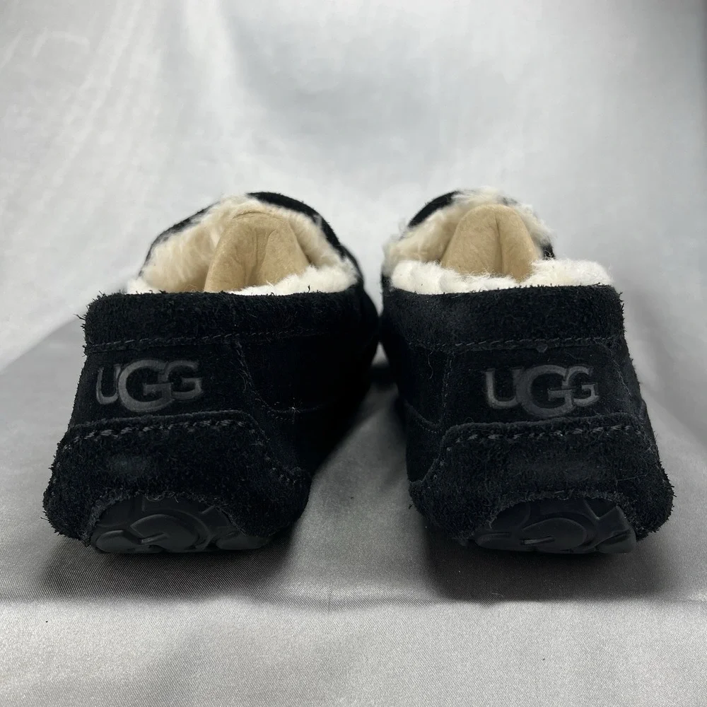 UGG Men's 11 Ascot Slipper | Black | 1101110-BLK | Comfort Slip-On Authentic New